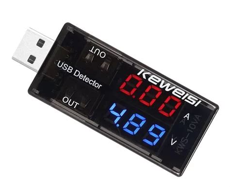 Medidor De Voltaje Usb Digital Tester Amperaje Carga A V