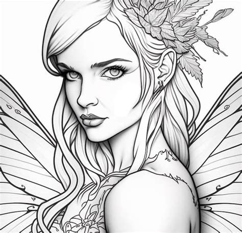 Fascinating Fairy Coloring Pages For Adults Our Mindful Life