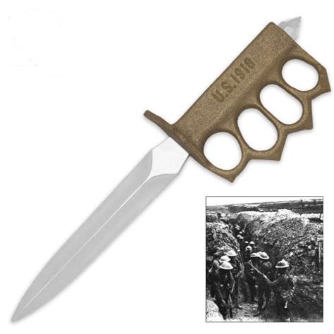 Wwi 1918 Combat Trench Knuckle Knife Replica