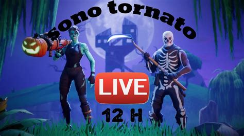 LIVE FORTNITE ITA SONO TORNATO Facciamo Battaglia Reale E Salva