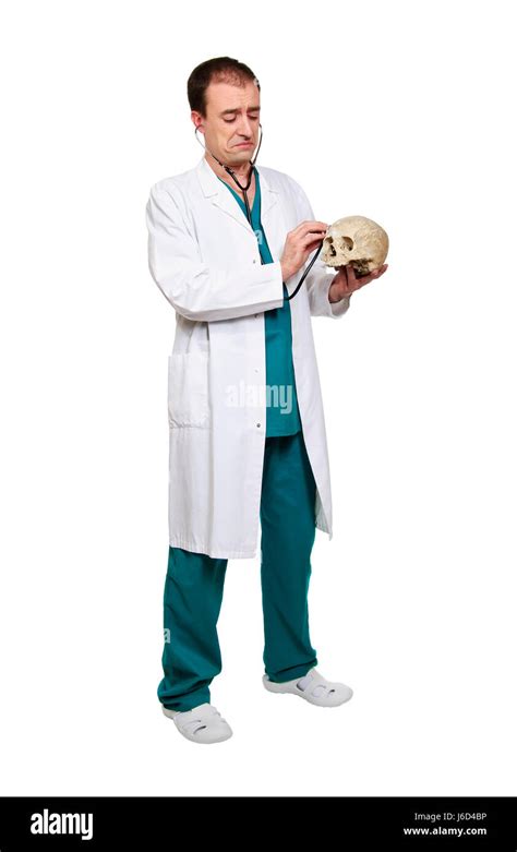 Doctor Physician Medic Medical Practicioner Skull Bone Funny Head
