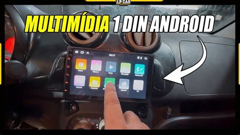 Instalando Multimídia 1 Din na Uno Vivace ANDROID ALARME YouTube