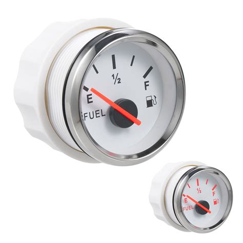 Walmeck Marine Fuel Level Gauge Waterproof Boat Fuel Gauge 240 33ohm