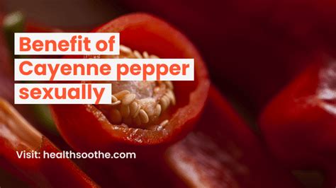 Benefit Of Cayenne Pepper Sexually