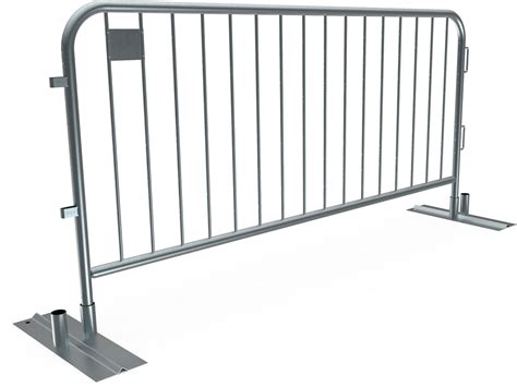 Metal Crowd Barriers Space Saving Steel Barricades Galvanized