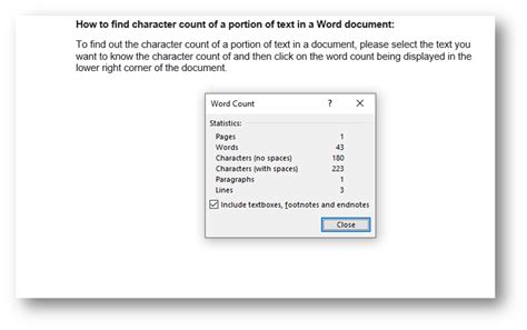 How To Count Characters In Microsoft Word