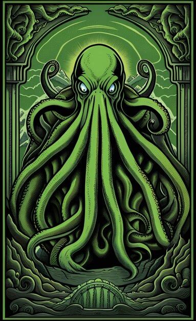 Premium AI Image | cthulhu art