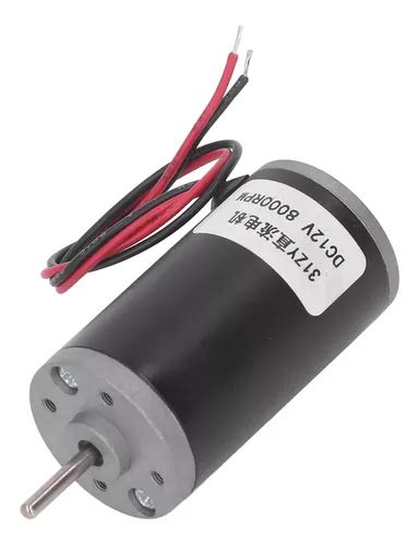 Motor Dc De Imán Permanente 12 V Reversible Cw Ccw Gran Cuotas