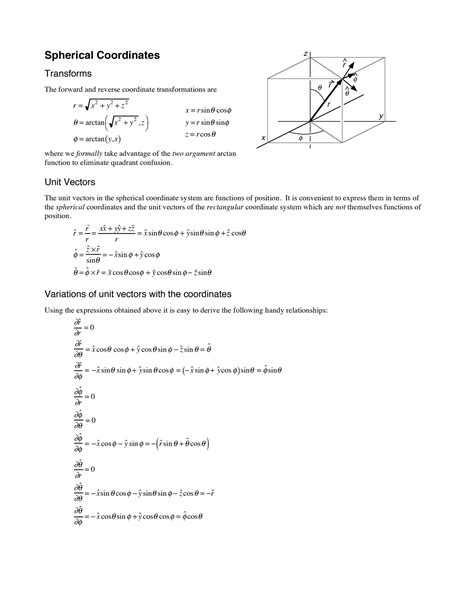 Solution Spherical Coordinates Studypool