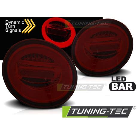 Led Bar Tail Lights Red Smoke Seq For Vw New Beetle Races