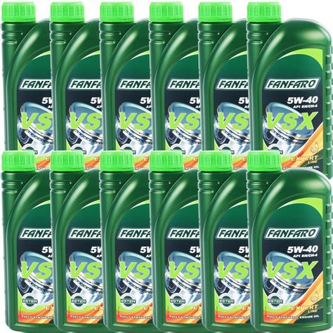 12x FANFARO VSX 5W-40, 1L autoteile-Werkzeuge.de