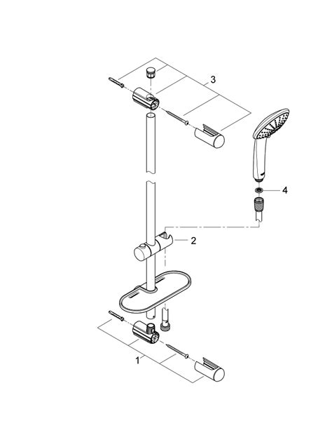 Grohe Euphoria Glijstangset Cm Met Handdouche Massage Chroom