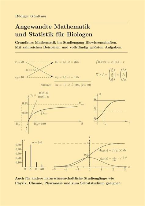 Angewandte Mathematik und Statistik für Biologen Rüdiger Günttner