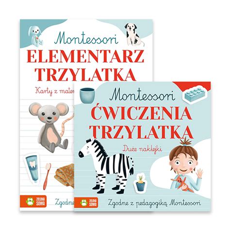 Pakiet Montessori Elementarz I ćwiczenia Dla Trzylatka Księgarnia Natuli