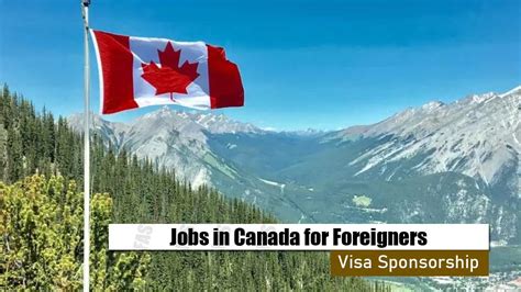 Jobs In Canada For Foreigners With Visa Sponsorship 2024 Getfastpk