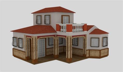 Big House Free 3D Models download - Free3D