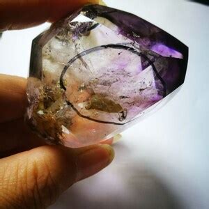 Tibet Himalayan High Altitude Clear Enhydro Purple Amethyst Etsy