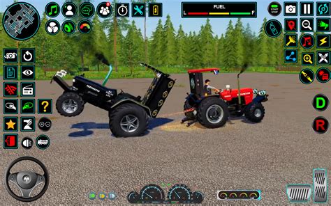 Real Heavy Lorry Tractor Simulator Plow Farming Town Tractor Tug Of War