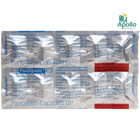 Panlipase Capsule S Price Uses Side Effects Composition Apollo