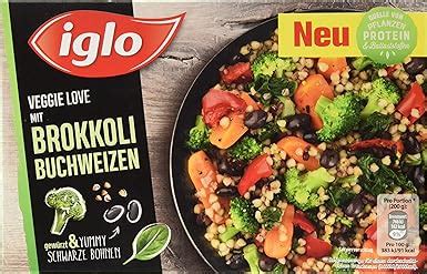 iglo Veggie Love Brokkoli Buchweizen vegetarische Gemüsemischung mit