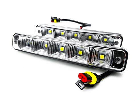 Światła do Jazdy Dziennej LED DRL 18cm 3 2 Automat LED DRL 18cm 3 2