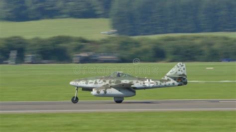 Messerschmitt Me 262 A Ww2 Luftwaffe Nazi Jet Combat Aircraft Of Hitler Editorial Photography