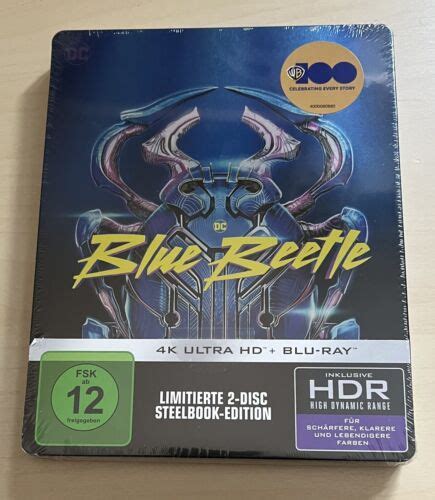 Blue Beetle K Uhd Hdr Blu Ray Steelbook Neu Ovp Ultra Hd Dc Rar Ebay