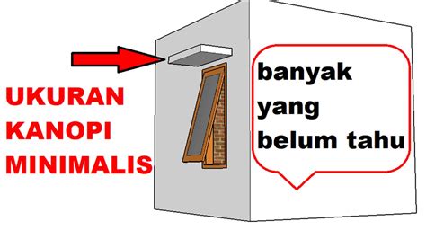 Ukuran Kanopi Jendela Minimalis Youtube