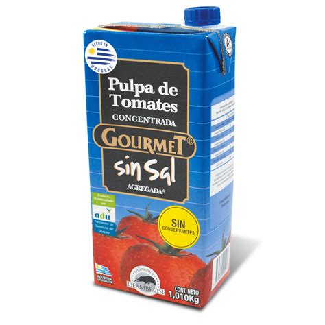 Pulpa De Tomate Concentrada Sin Sal Agregada Alimentos Deambrosi