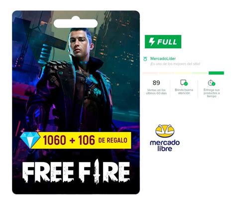 Diamantes Freefire Giftcard 1060 Diamantes 106 Gratis MercadoLibre