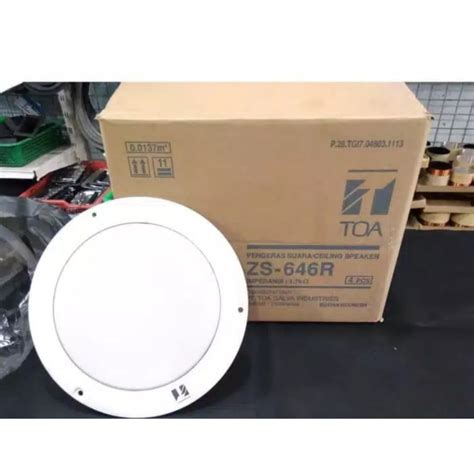 Jual Toa Zs R Indoor Ceiling Speaker Tempel Plafon Dalam Masjid