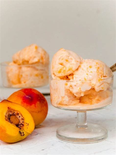 Peach Ice Cream Recipe No Eggs