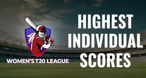 Highest Individual Score In WPL Women S Premier League By Player