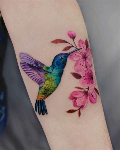 10 Best Mini Small Hummingbird Tattoo Ideas That Will Blow Your Hummingbird Flower Tattoos