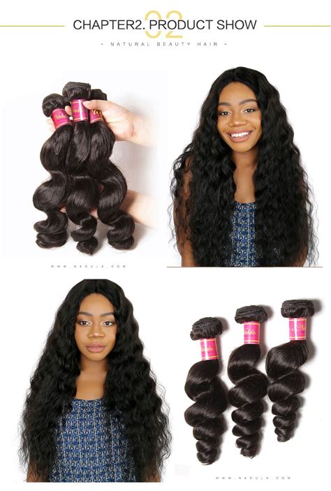 Nadula Soft Virgin Brazilian Loose Wave Hair 1 Bundle Brazilian Human