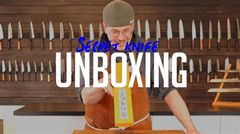 Secret Knife Unboxing Youtube