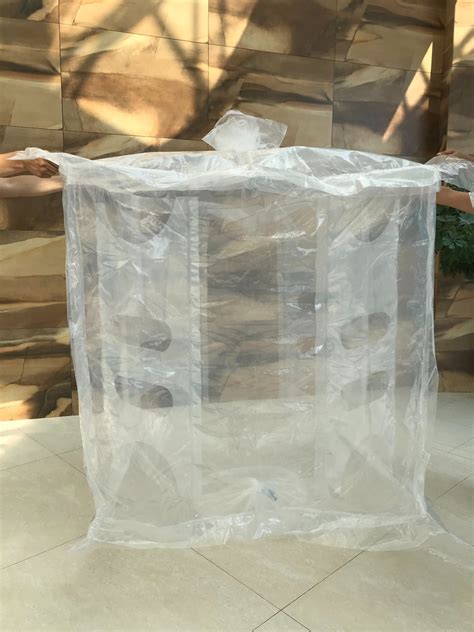 Transparent 3mil 6mil Thickness Form Fit PE Big Bag Liner Of LLDPE LDPE