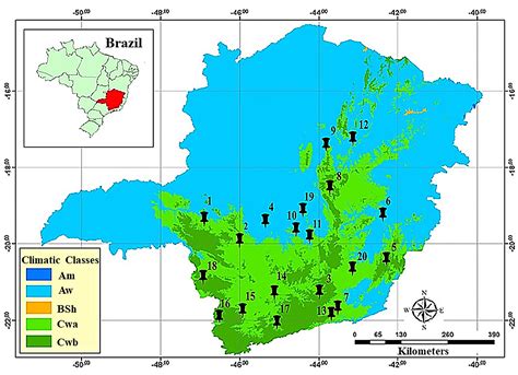 Scielo Brazil Air Temperature Estimation Techniques In Minas Gerais