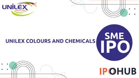 Unilex Colours And Chemicals IPO Dates Price GMP Review