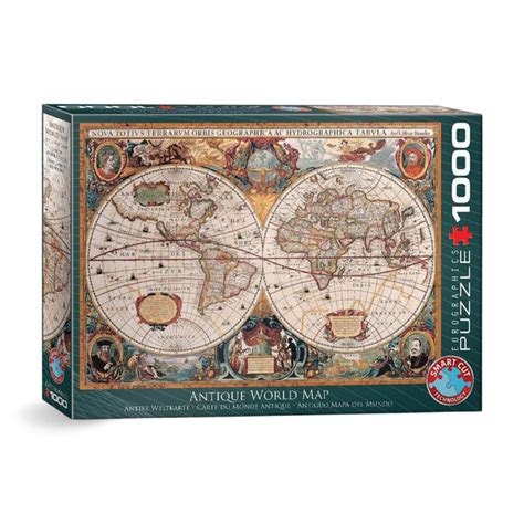 Antique World Map 1000 Piece Puzzle – The Puzzle Nerds