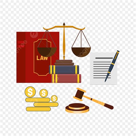 Law Elements Vector Art PNG Constitutional Element With Law Item Png