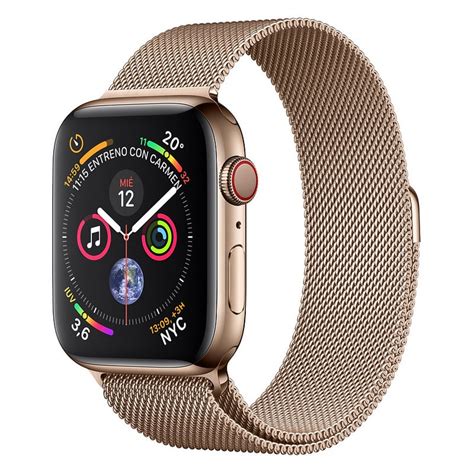 Apple Watch Series Gps Cellular Mm Acero Inoxidable Dorado Con