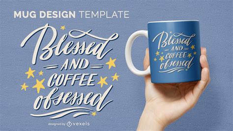 Motivational Coffee Quote Mug Design Vector Download