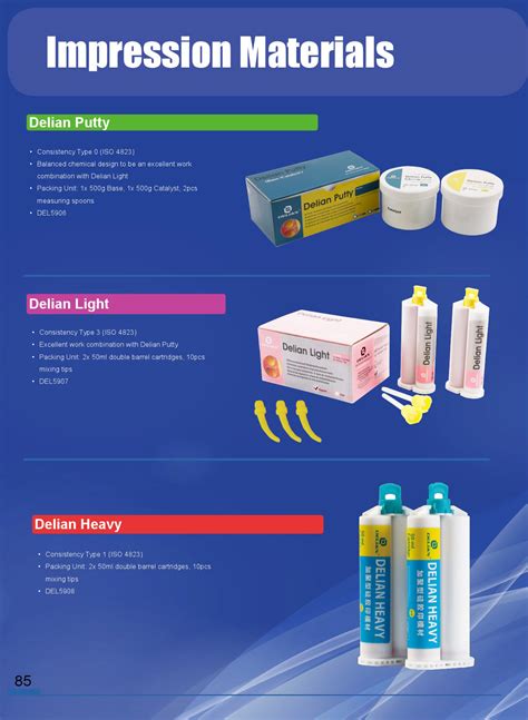 impression materials delian beijing