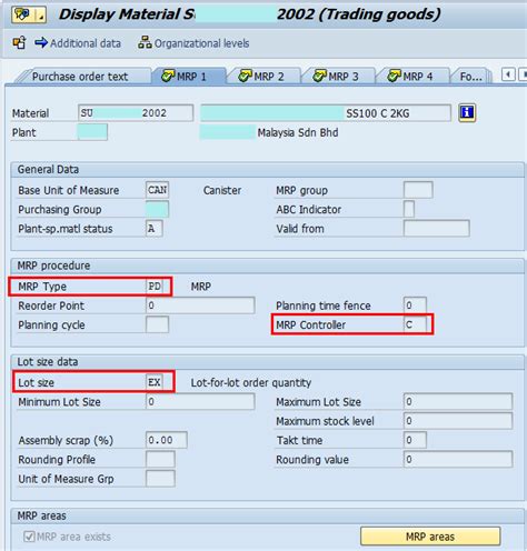 Overview Of Mrp In Sap