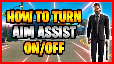 How To Turn Aim Assist On And Off In Fortnite How To Enable Disable