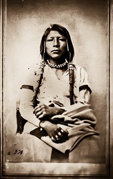 Shoshone Warrior 1869 Indianer Ureinwohner Amerikas Indianer Nordamerikas