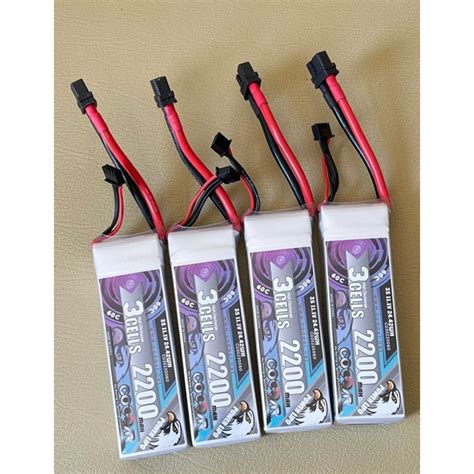 แบตลิโพ 3s 2 200 Mah 60cพร้อม ปลั๊กxt60 Shopee Thailand