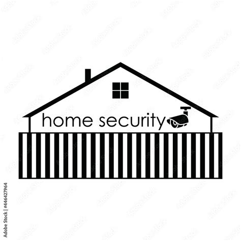 Home And Security Logo Design Vector Stock Vector | Adobe Stock