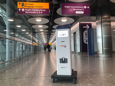 Check In Kiosk With Boarding Pass Reader TAG Bagchain With